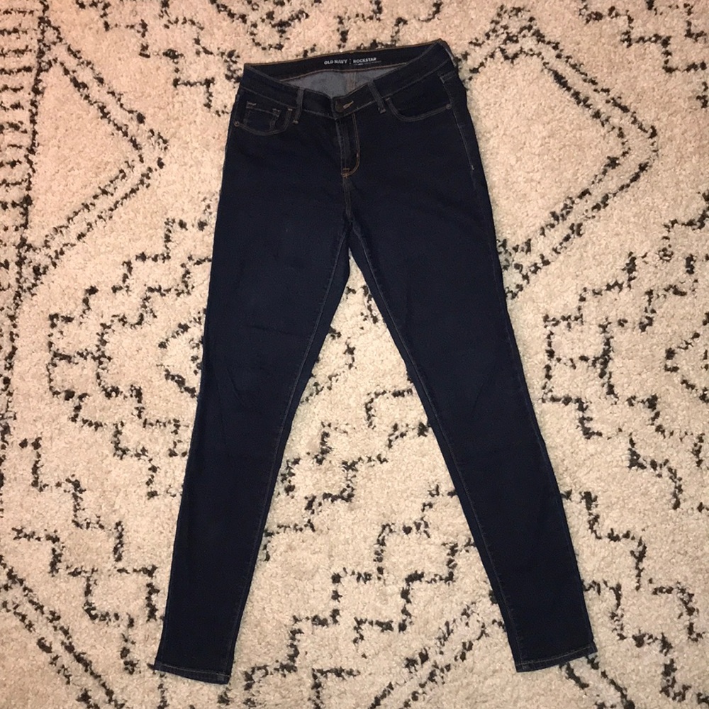 Old Navy Rockstar Dark Wash Jeans